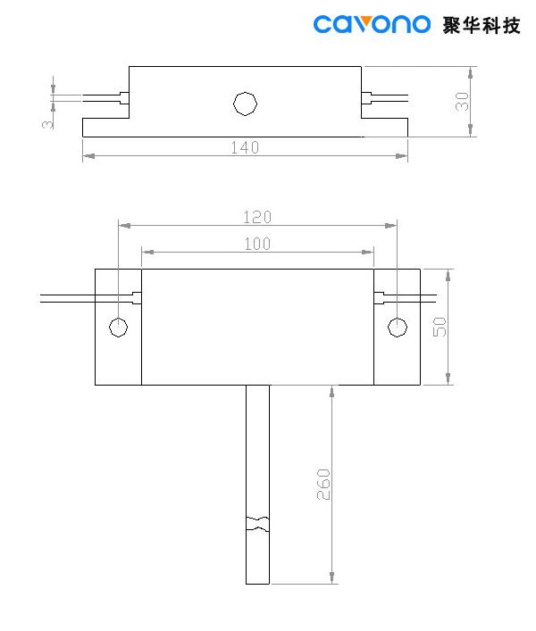 聚華光電光纖光柵位移傳感器